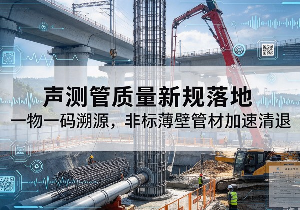 江苏声测管质量新规落地，一物一码溯源，非标薄壁管材加速清退